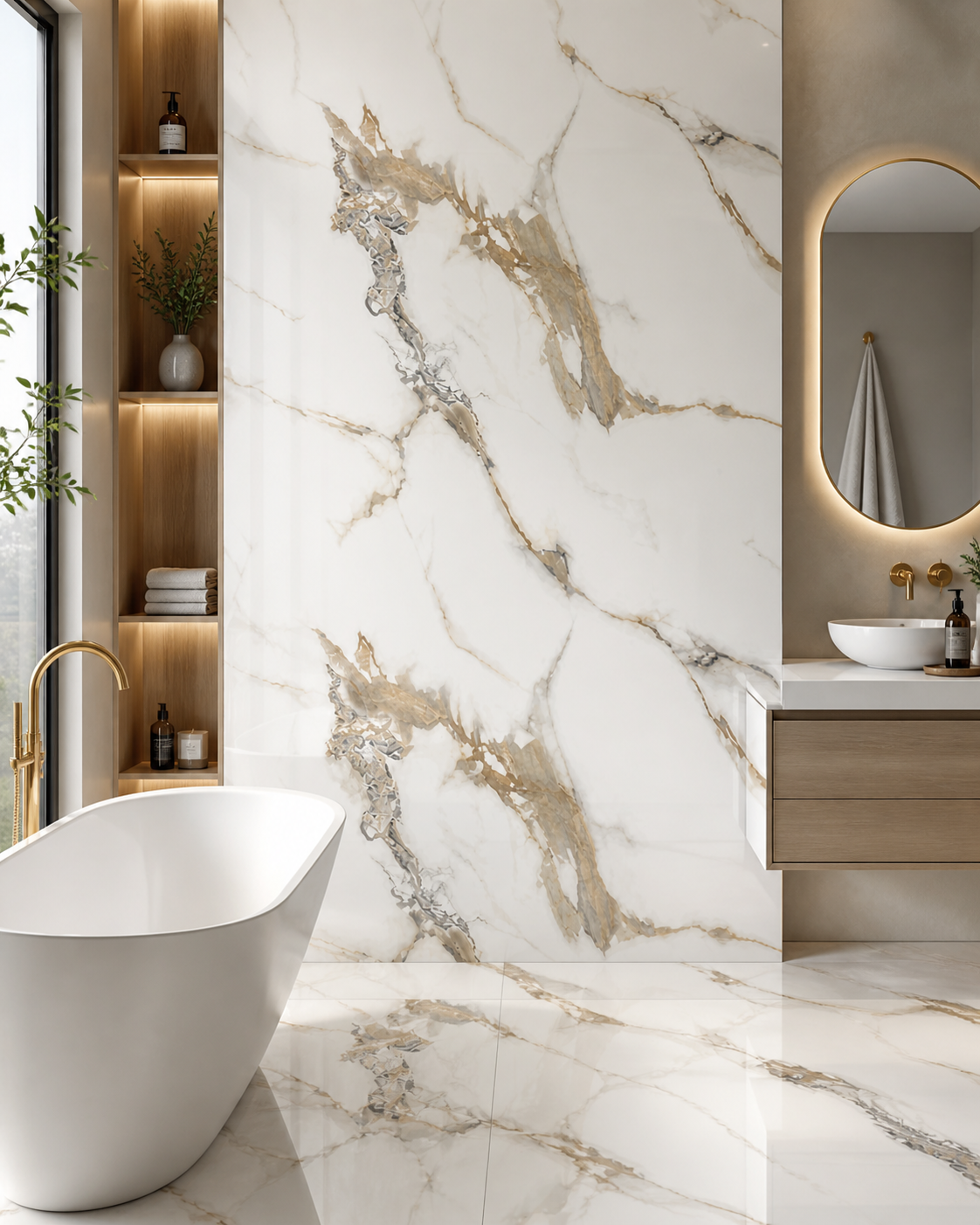 PANNEAUX PVC EFFET MARBRE REF : BODRUM