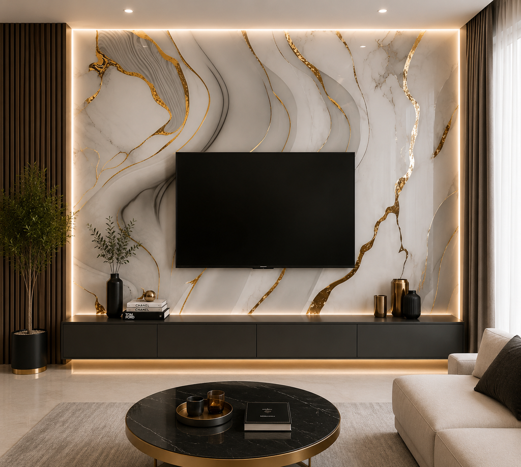 PLAQUE PVC MARBRE DOHA