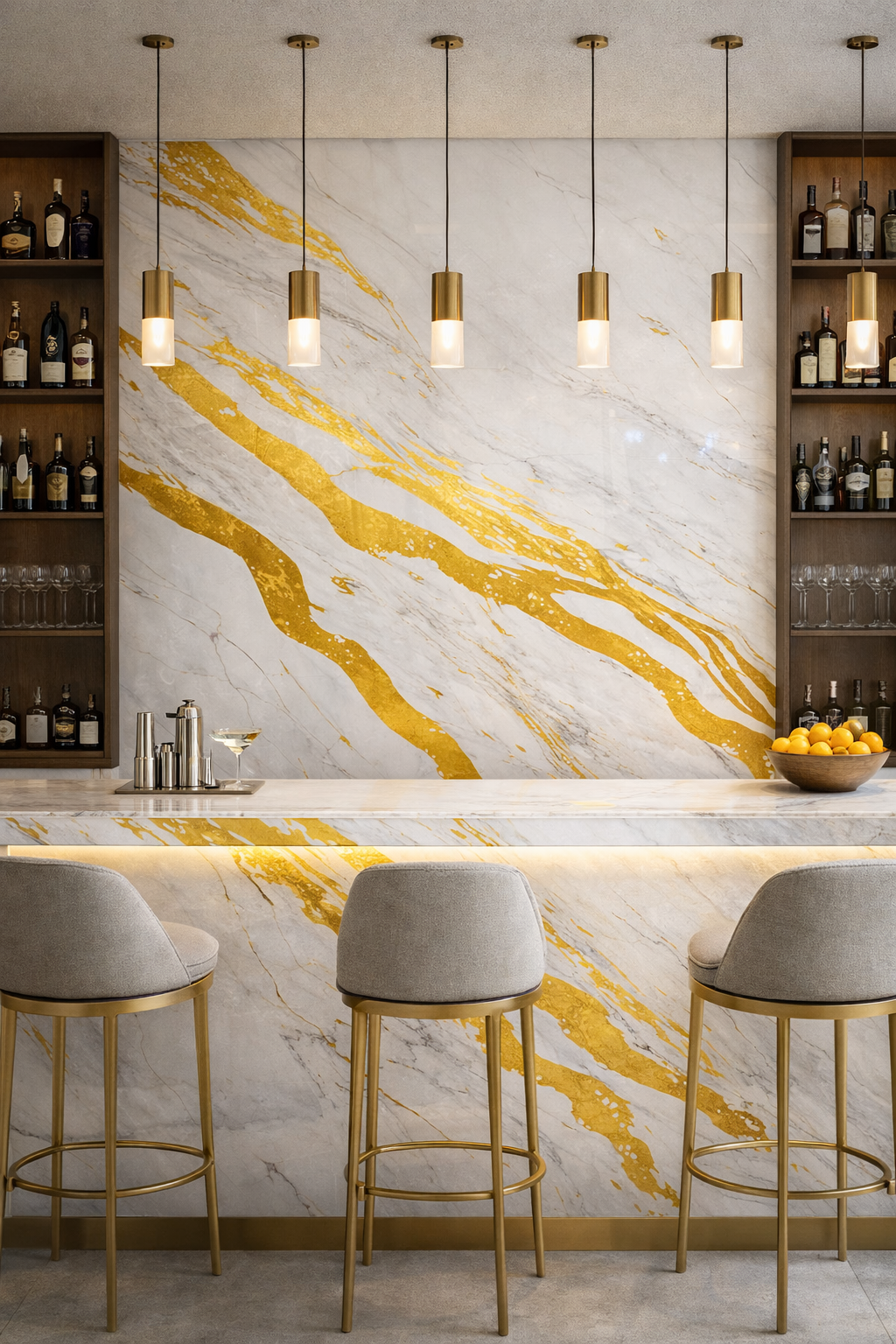 PANNEAUX PVC EFFET MARBRE REF: LUXEMBOURG