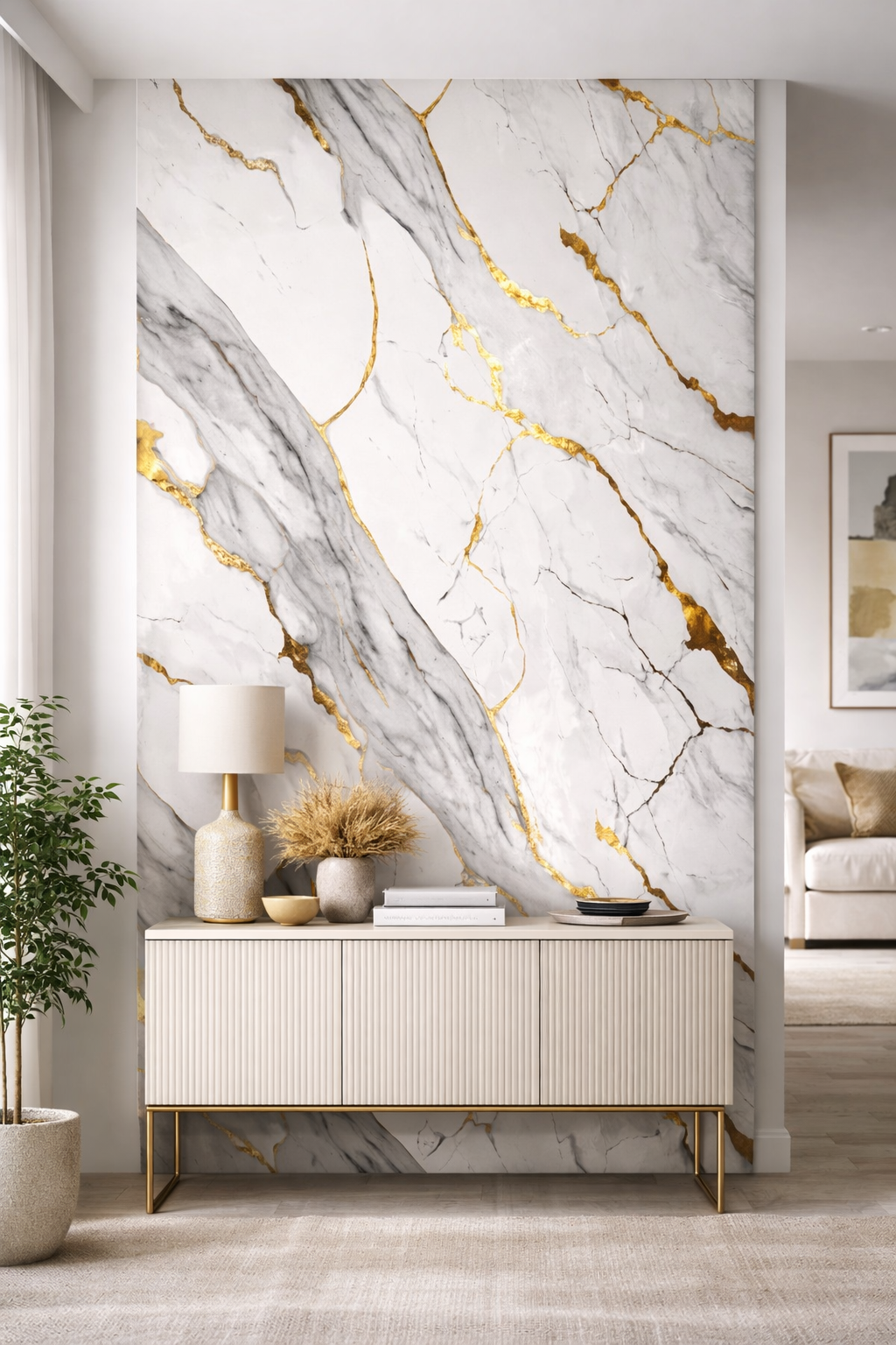 Panneaux pvc effet marbre REF : DUBAI