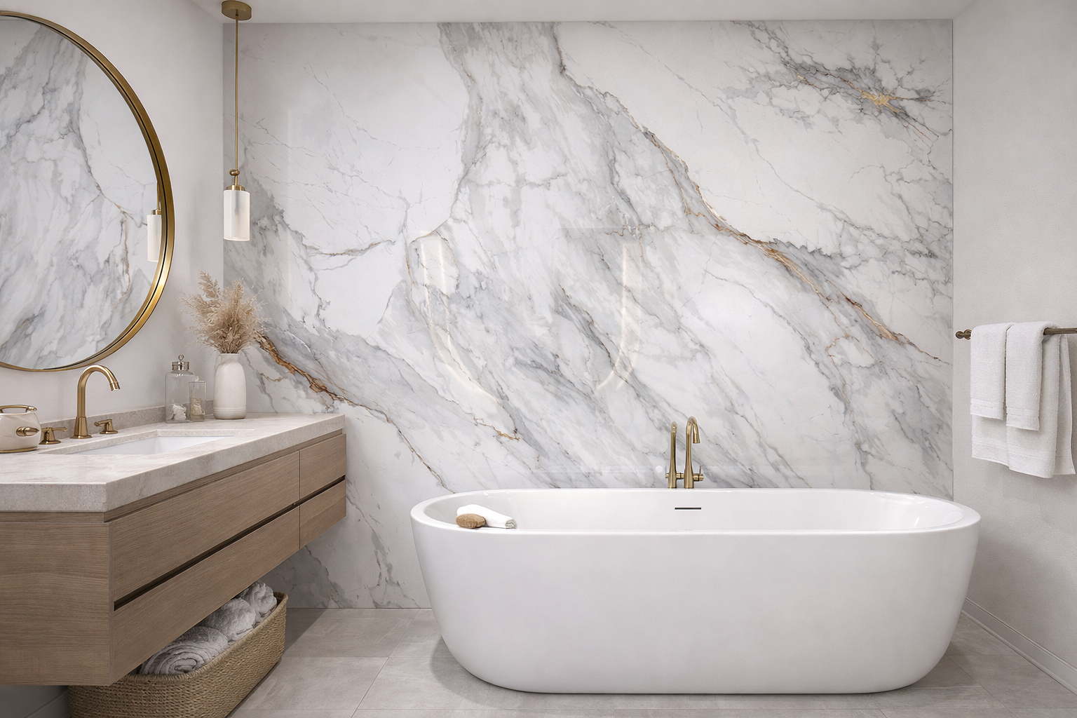 Panneaux pvc effet marbre REF : ISTANBUL