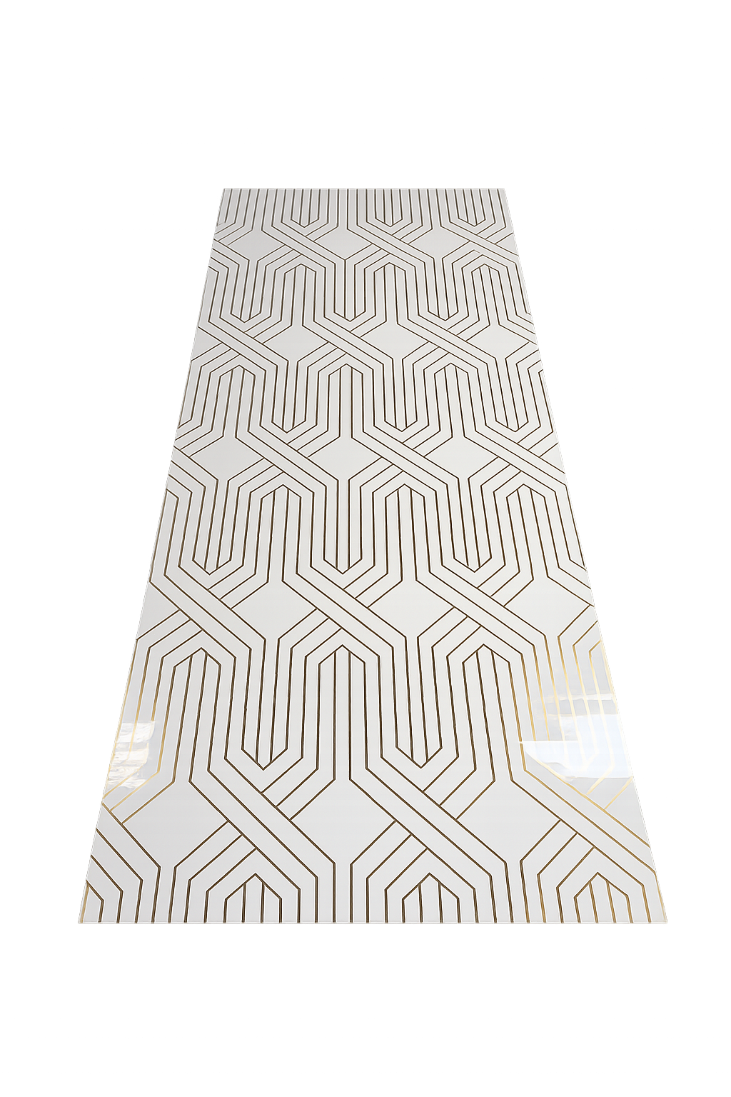 GOLDEN LABYRINTH Stick – Panneau décoratif auto-ADHESIF – 280 × 120 cm