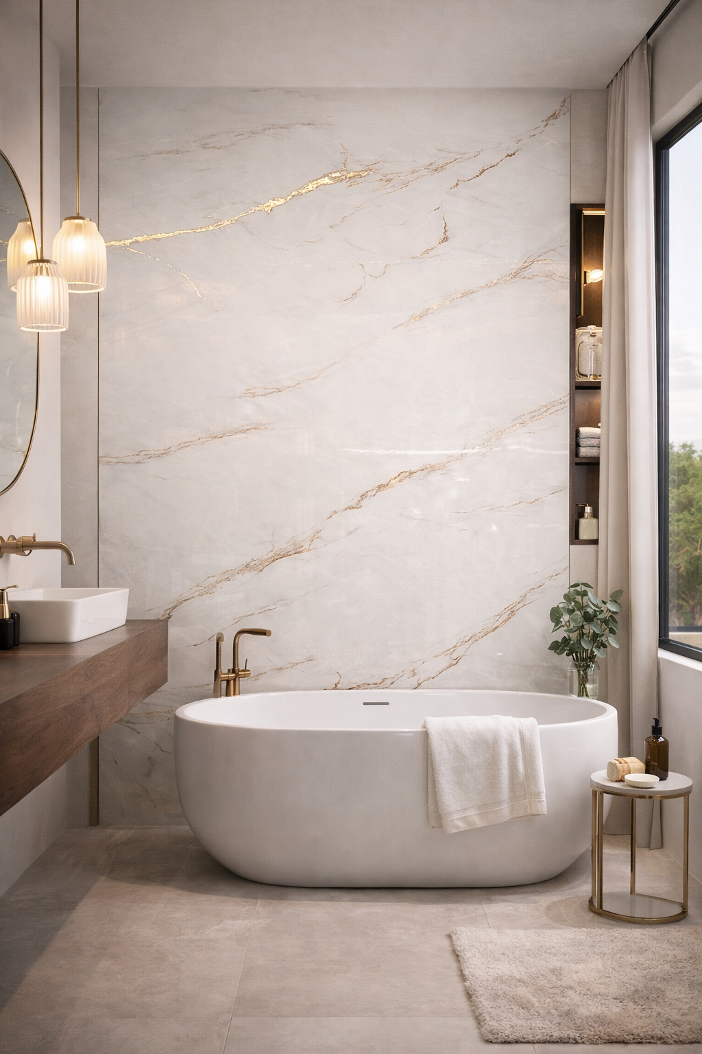 Panneaux pvc effet marbre REF : RIO