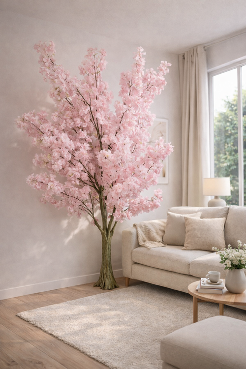 Arbre Fleuri Artificiel ROSE – 190 cm