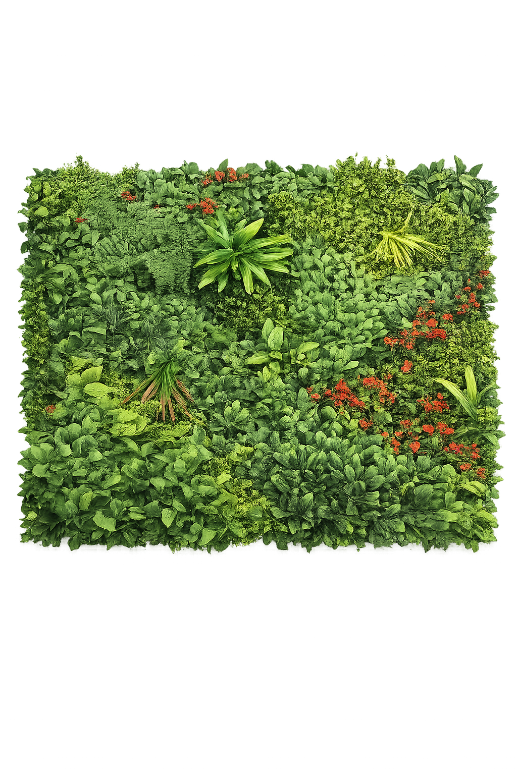 Mur végétal artificiel premium – 100 × 100 cm