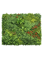 Mur végétal artificiel premium – 100 × 100 cm