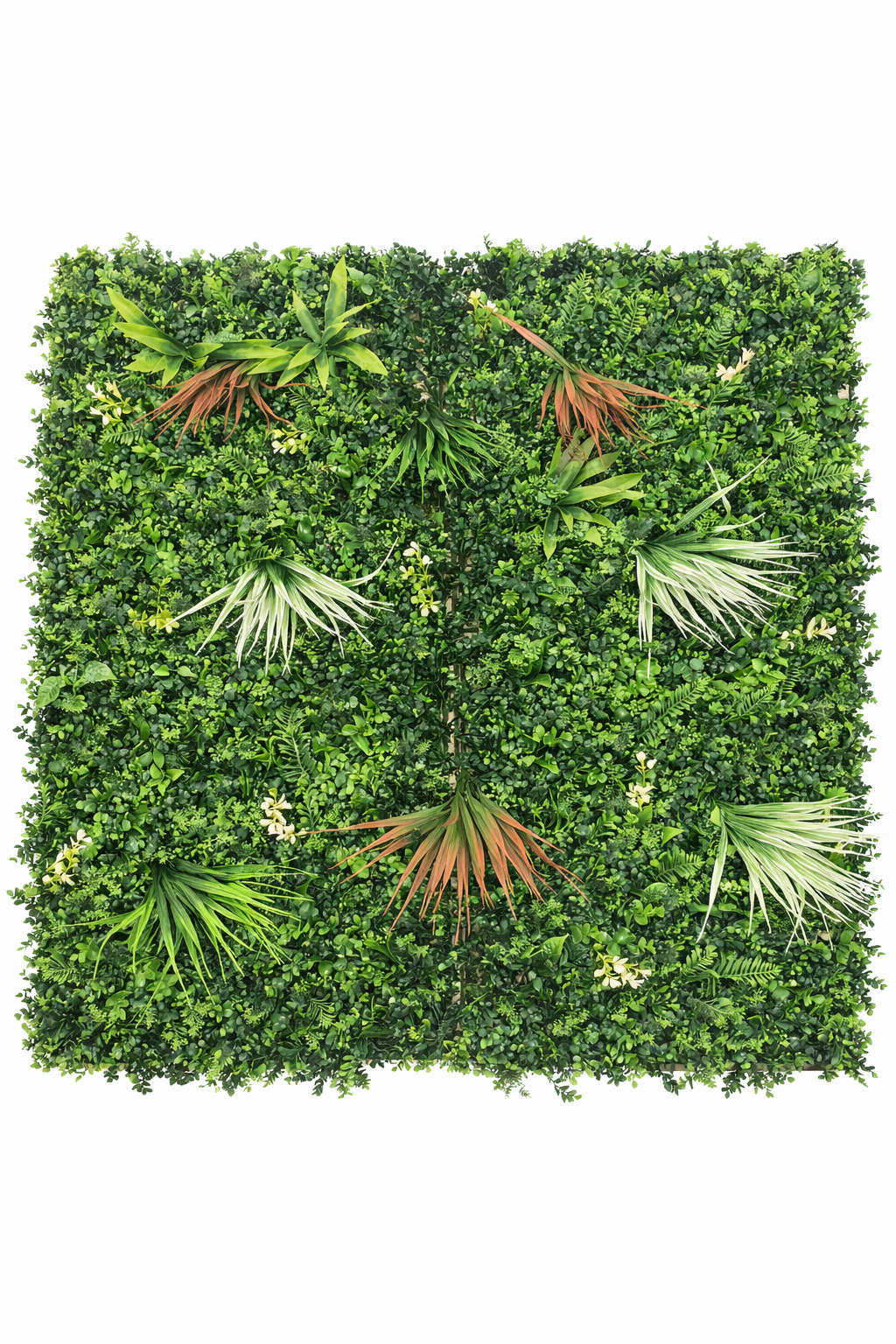 Mur végétal artificiel dense – 100 × 100 cm