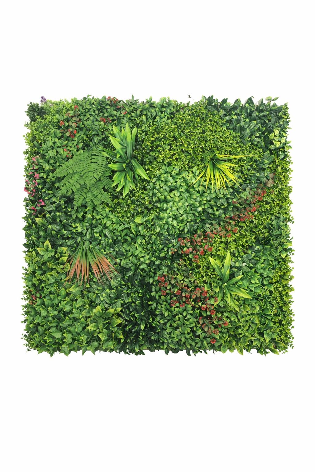 Mur végétal artificiel design – Feuillage structuré