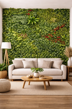 Mur végétal artificiel premium – 100 × 100 cm