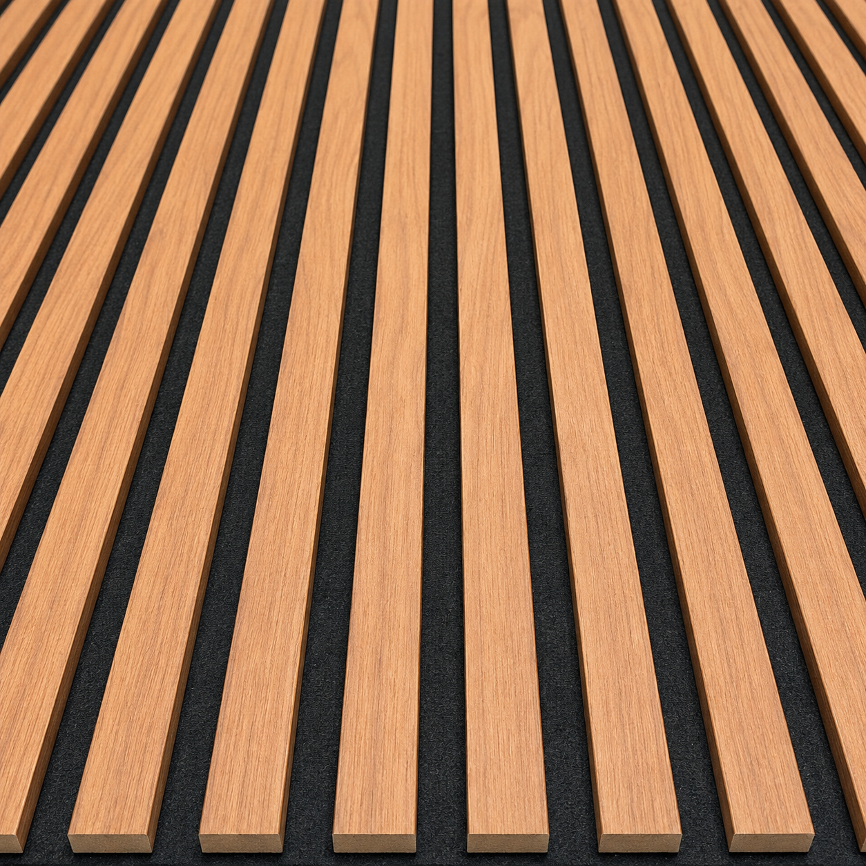 PANNEAUX EFFET TASSEAUX DE BOIS MARRON GLACE