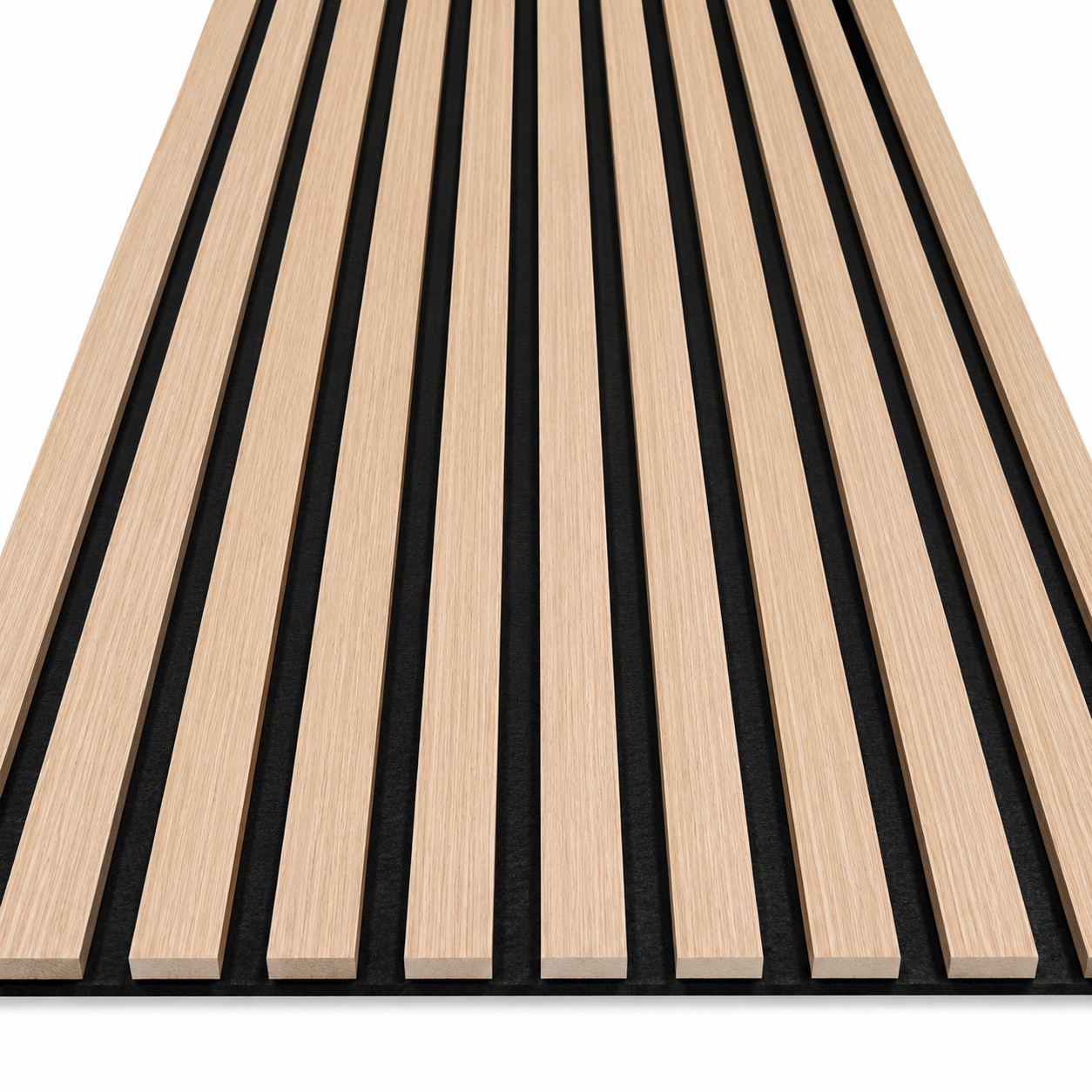 PANNEAUX EFFET TASSEAUX DE BOIS CHENE CLAIR